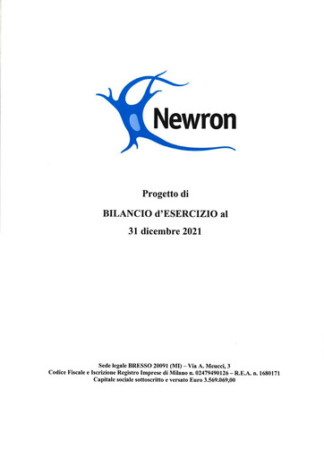 Thumbnail Newron Pharmaceuticals Financial Statement 2021