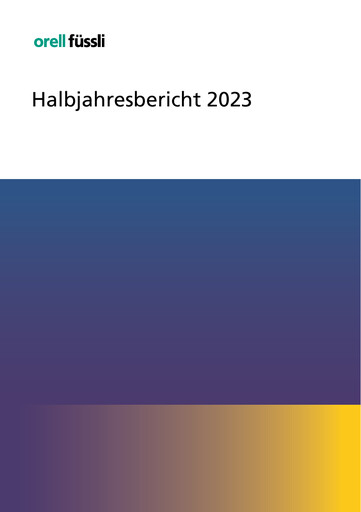 Thumbnail Orell Füssli AG Half-year Report 2023-h1