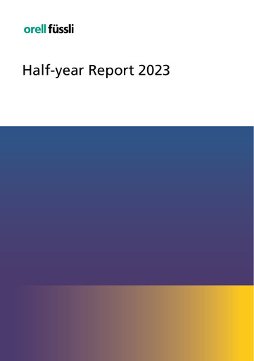Thumbnail Orell Füssli AG Half-year Report 2023-h1