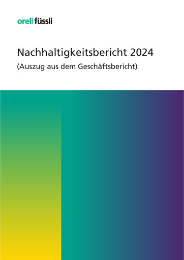 Thumbnail Orell Füssli AG Sustainability Report 2024