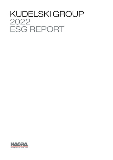 Thumbnail Kudelski SA ESG Report 2022