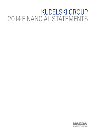Thumbnail Kudelski SA Financial Statement 2014