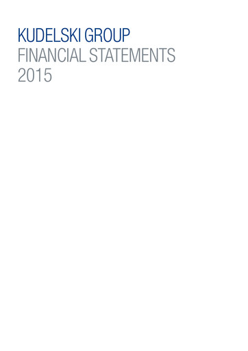 Thumbnail Kudelski SA Financial Statement 2015