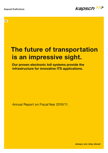 Thumbnail Kapsch TrafficCom Annual Report 2010-2011