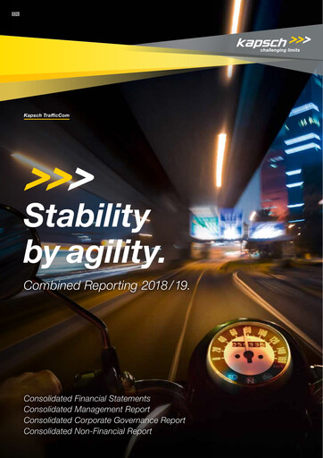 Thumbnail Kapsch TrafficCom Annual Report 2018-2019
