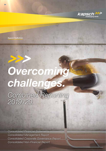 Thumbnail Kapsch TrafficCom Annual Report 2019-2020