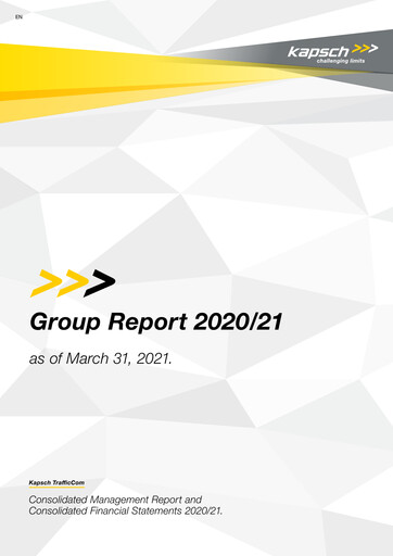 Thumbnail Kapsch TrafficCom Annual Report 2020-2021