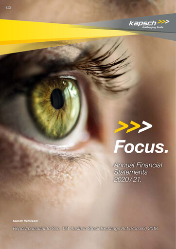 Thumbnail Kapsch TrafficCom Financial Statement 2020-2021