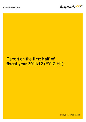 Thumbnail Kapsch TrafficCom Half-year Report 2011-h1