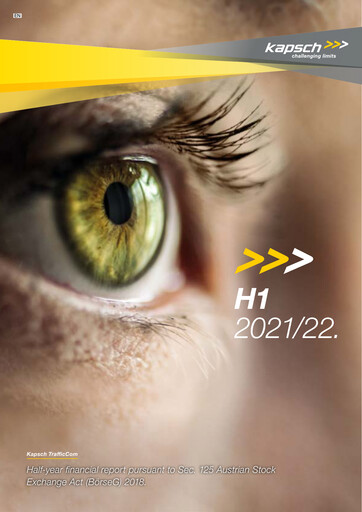 Thumbnail Kapsch TrafficCom Half-year Report 2021-h1