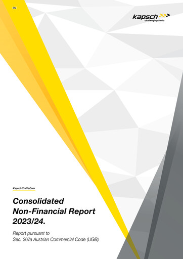 Thumbnail Kapsch TrafficCom Sustainability Report 2023-2024