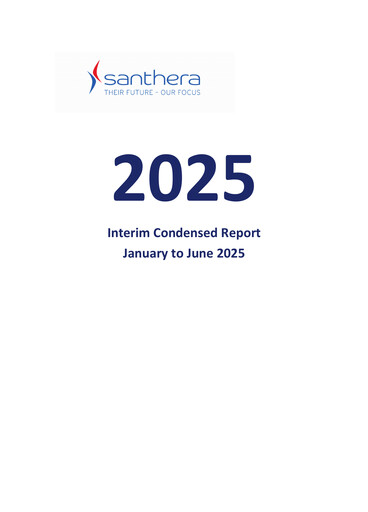 Thumbnail Santhera Pharmaceuticals Half-year Report 2025-h1