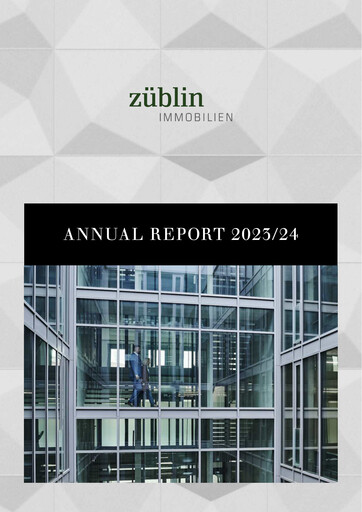 Thumbnail Züblin Immobilien Annual Report 2023-2024