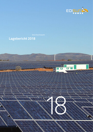 Thumbnail Edisun Power Europe Annual Report 2018