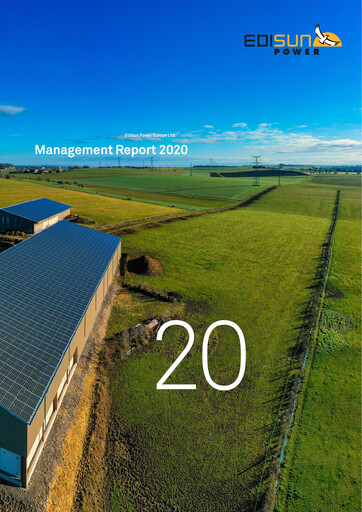 Thumbnail Edisun Power Europe Annual Report 2020