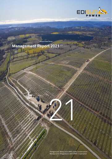Thumbnail Edisun Power Europe Annual Report 2021