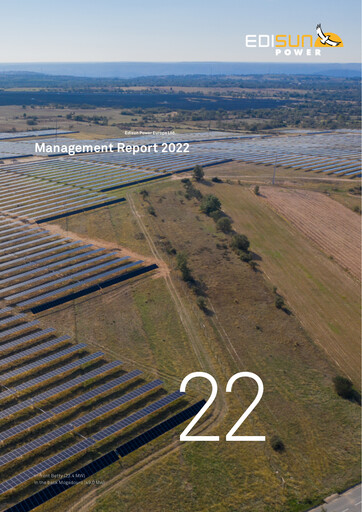 Thumbnail Edisun Power Europe Annual Report 2022