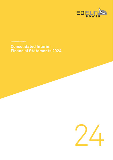 Miniature Edisun Power Europe Rapport semestriel 2024-h1