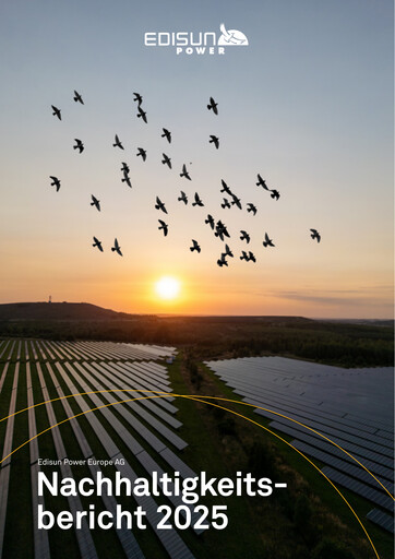 Miniature Edisun Power Europe Rapport de durabilité 2025