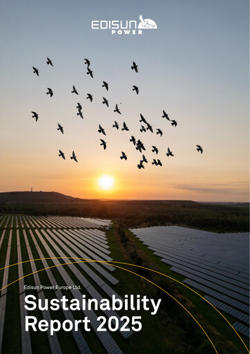 Miniature Edisun Power Europe Rapport de durabilité 2025