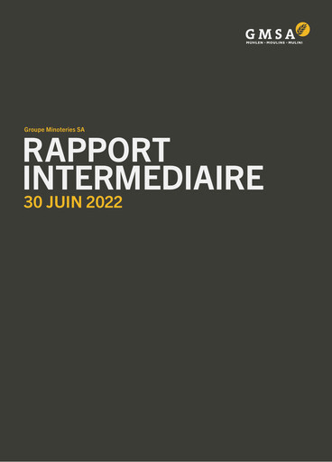 Thumbnail Groupe Minoteries SA Half-year Report 2022-h1