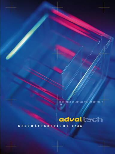 Miniature Adval Tech Rapport annuel 2000