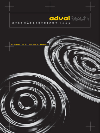 Miniature Adval Tech Rapport annuel 2005