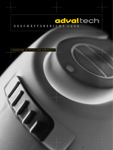 Miniature Adval Tech Rapport annuel 2006