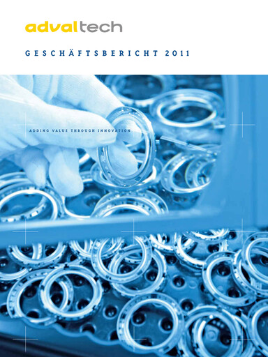 Miniature Adval Tech Rapport annuel 2011