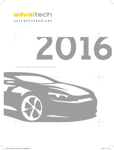 Miniature Adval Tech Rapport annuel 2016