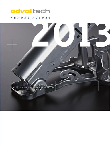 Thumbnail Adval Tech Annual Report 2013