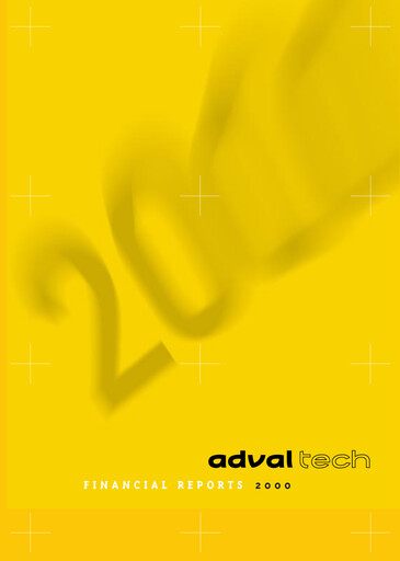 Miniature Adval Tech Rapport financier 2000