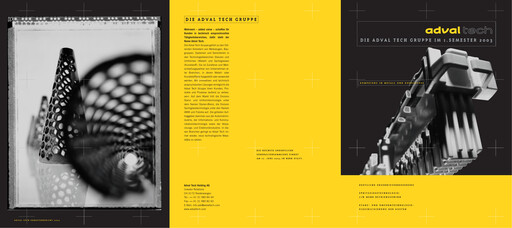 Miniature Adval Tech Rapport semestriel 2003-h1