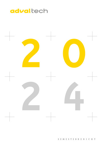 Miniature Adval Tech Rapport semestriel 2024-h1