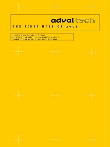 Miniature Adval Tech Rapport semestriel 2006-h1