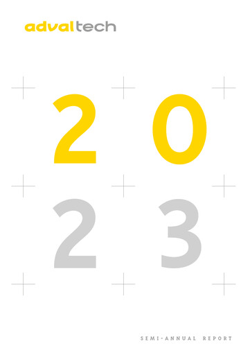 Miniature Adval Tech Rapport semestriel 2023-h1