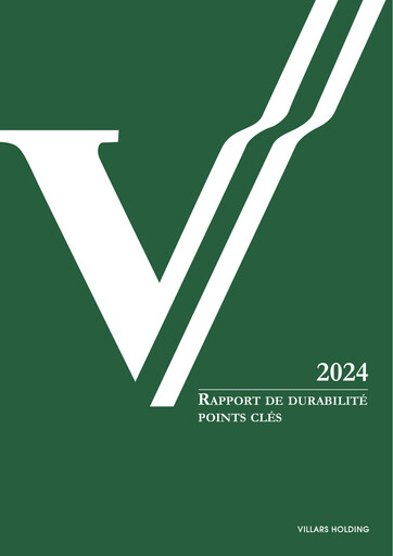 Thumbnail Villars Holding Sustainability Report 2024