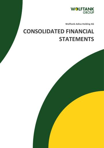 Thumbnail Wolftank-Adisa Holding Financial Statement 2022