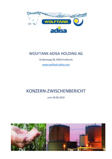Thumbnail Wolftank-Adisa Holding Half-year Report 2019-h1