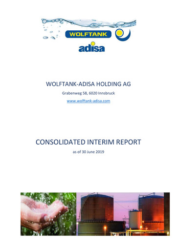 Thumbnail Wolftank-Adisa Holding Half-year Report 2019-h1