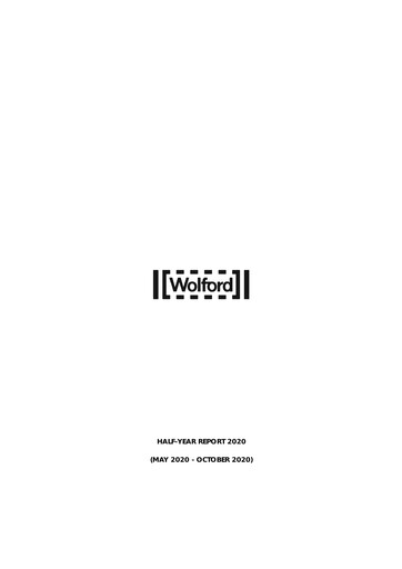 Thumbnail Wolford Half-year Report 2020-h1