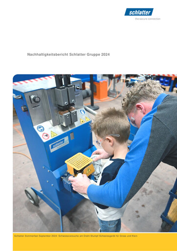 Vorschaubild Schlatter Industries AG Nachhaltigkeitsbericht 2024