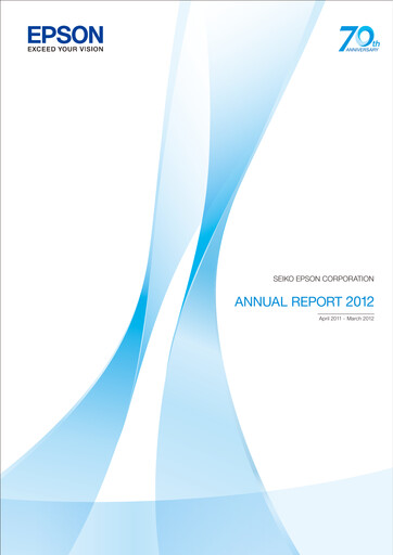 Thumbnail Seiko Epson Corporation Annual Report 2012
