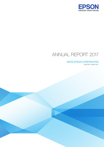 Thumbnail Seiko Epson Corporation Annual Report 2017