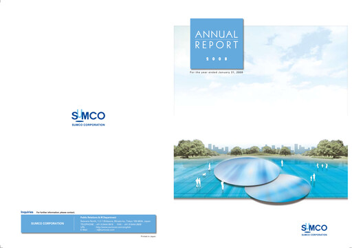 Thumbnail Sumco Corporation Annual Report 2008