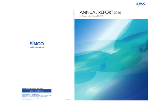 Thumbnail Sumco Corporation Annual Report 2010