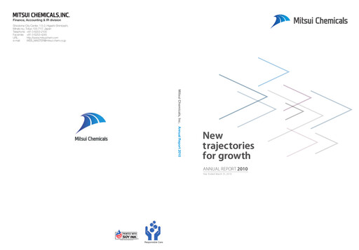 Thumbnail Mitsui Chemicals Annual Report 2010