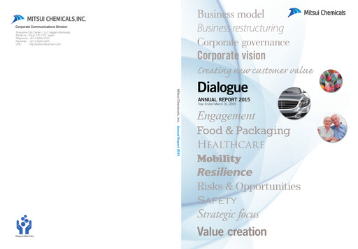Thumbnail Mitsui Chemicals Annual Report 2015