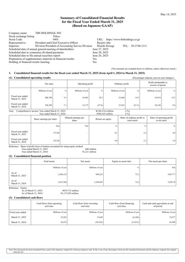 Thumbnail TBS Holdings Financial Statement fy2024
