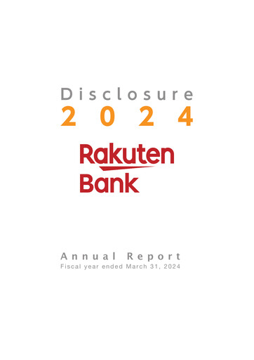 Thumbnail Rakuten Bank Annual Report 2024